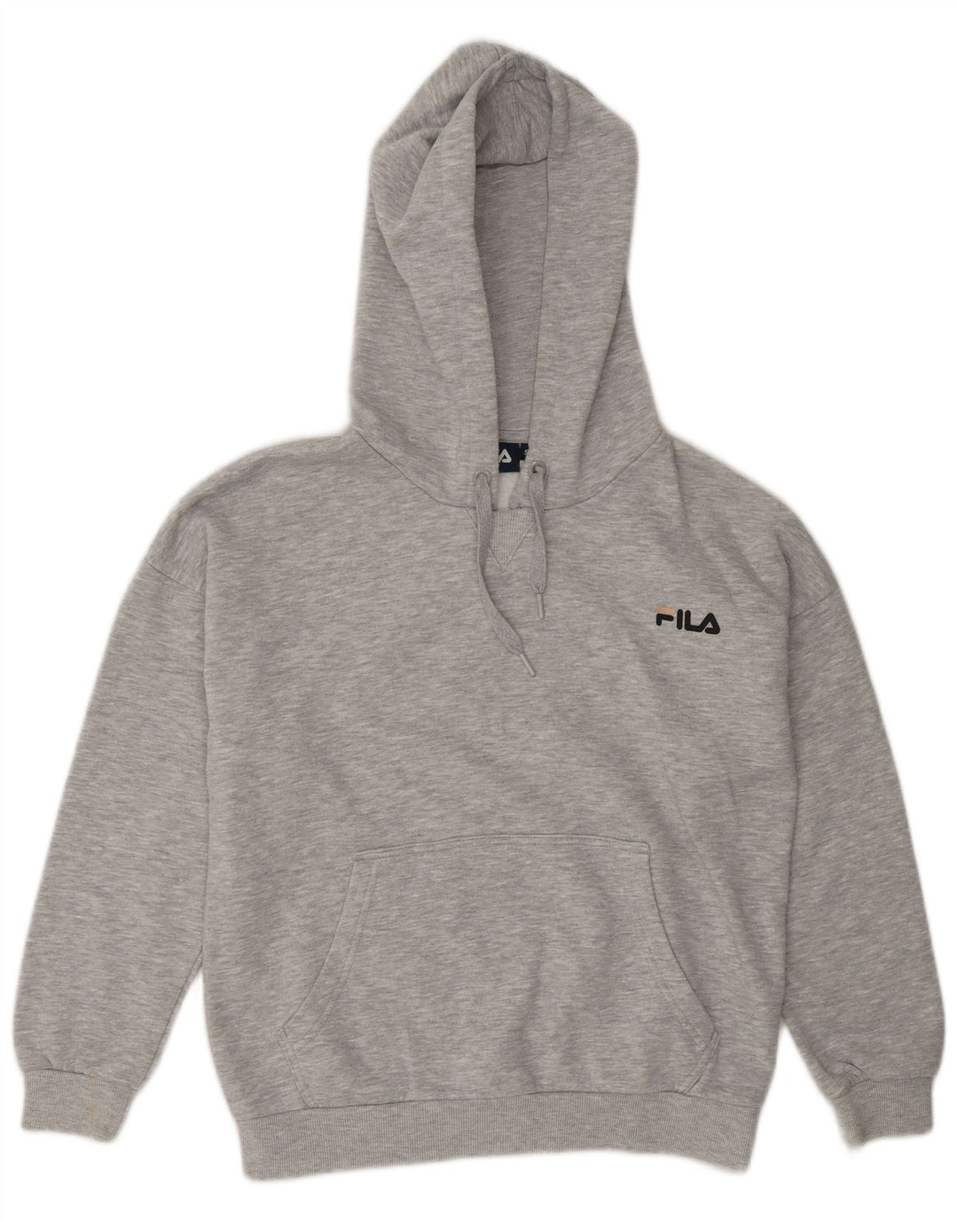 Felpa con cappuccio oversize da donna Fila UK 10 Small Grigio Poliestere