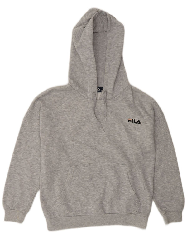 Felpa con cappuccio oversize da donna Fila UK 10 Small Grigio Poliestere