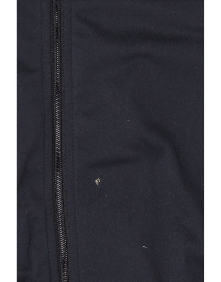Giacca da ginnastica da uomo Champion piccola in poliestere color block blu navy