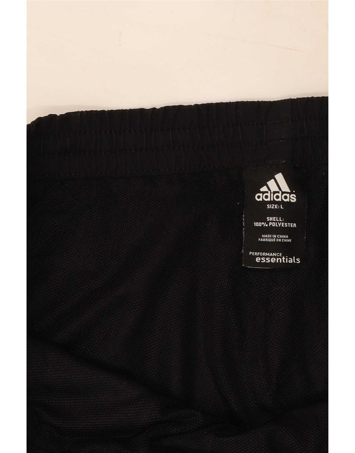 Pantaloni da tuta da uomo Adidas Joggers grandi neri in poliestere