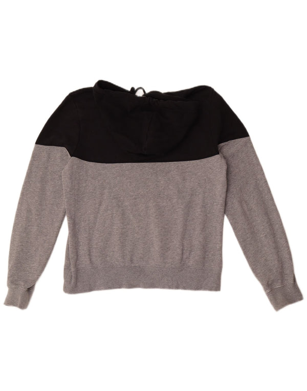 Felpa con cappuccio grafica Nike da ragazzo, 10-11 anni, cotone color block medio nero