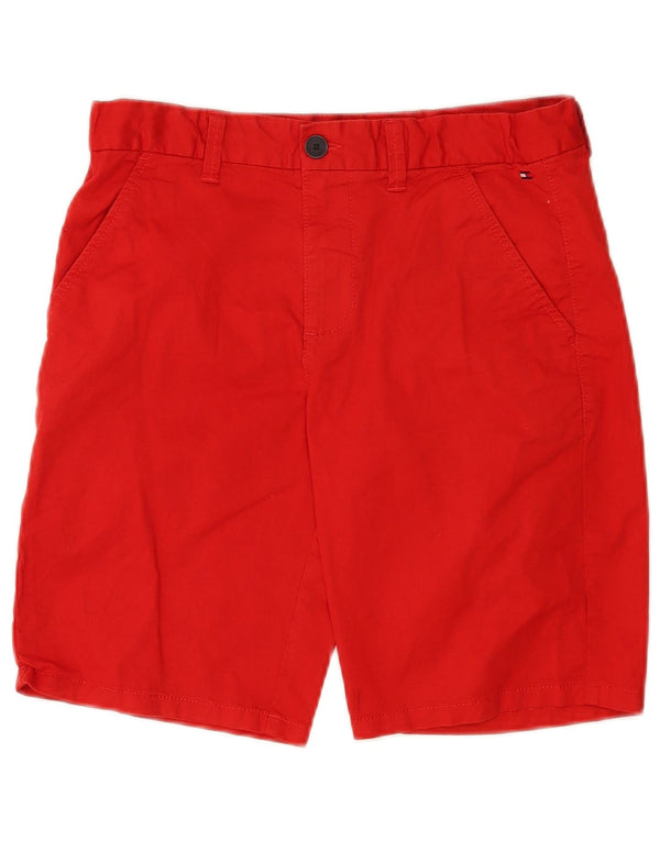 Pantaloncini chino da bambino Tommy Hilfiger 15-16 anni W28 in cotone rosso