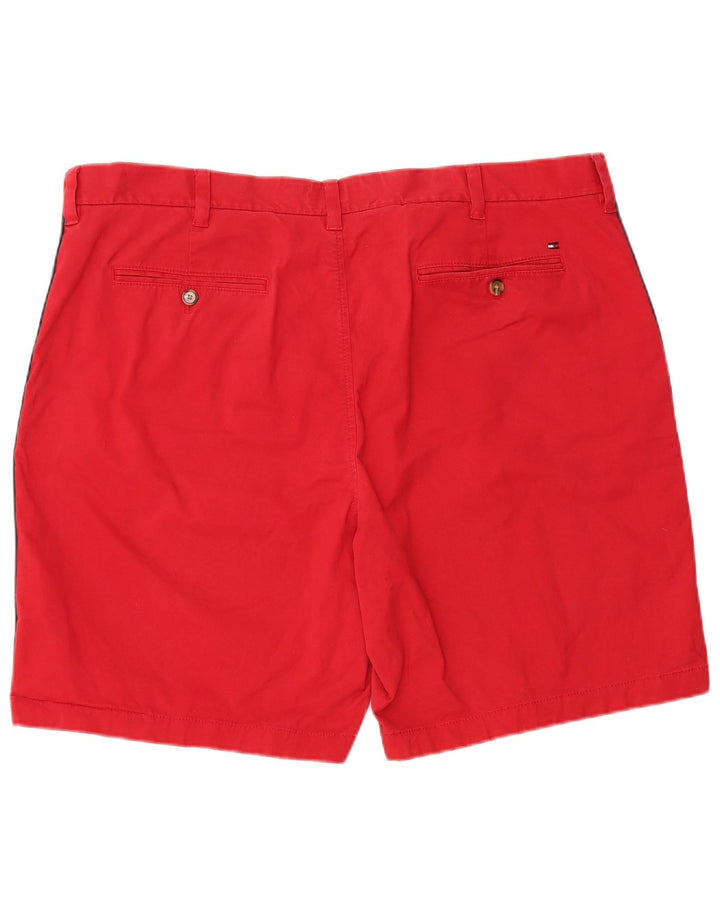 Pantaloncini chino da uomo Tommy Hilfiger W40 XL cotone rosso