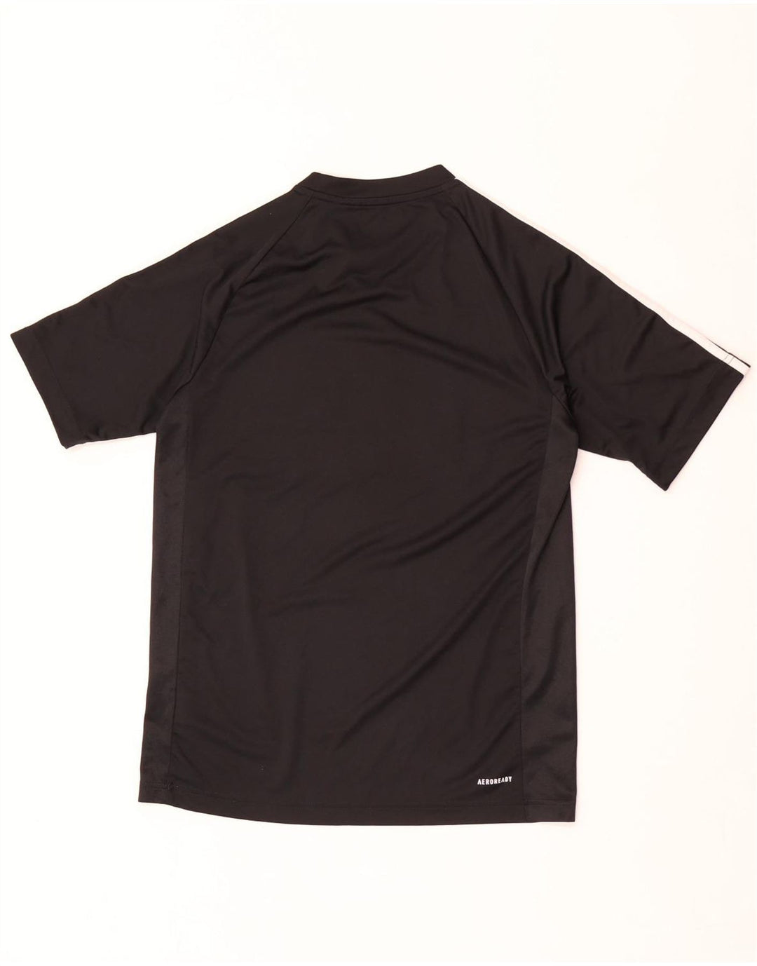 T-shirt grafica Adidas Aeroready da uomo, piccola, in poliestere nero