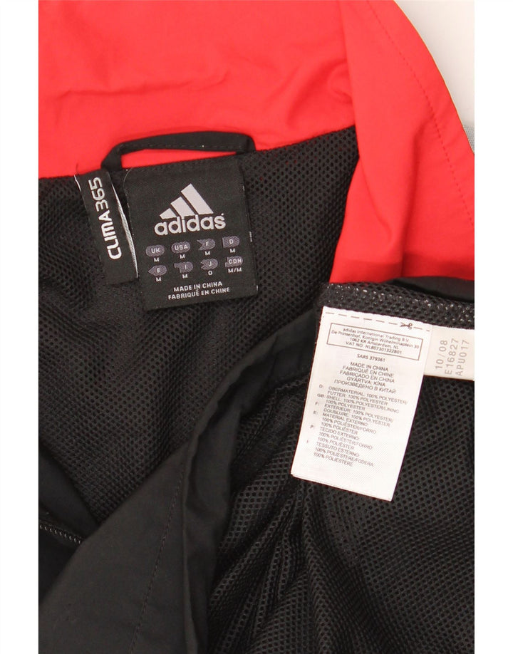 Giacca superiore della tuta da uomo Adidas Clima 365 media poliestere nero