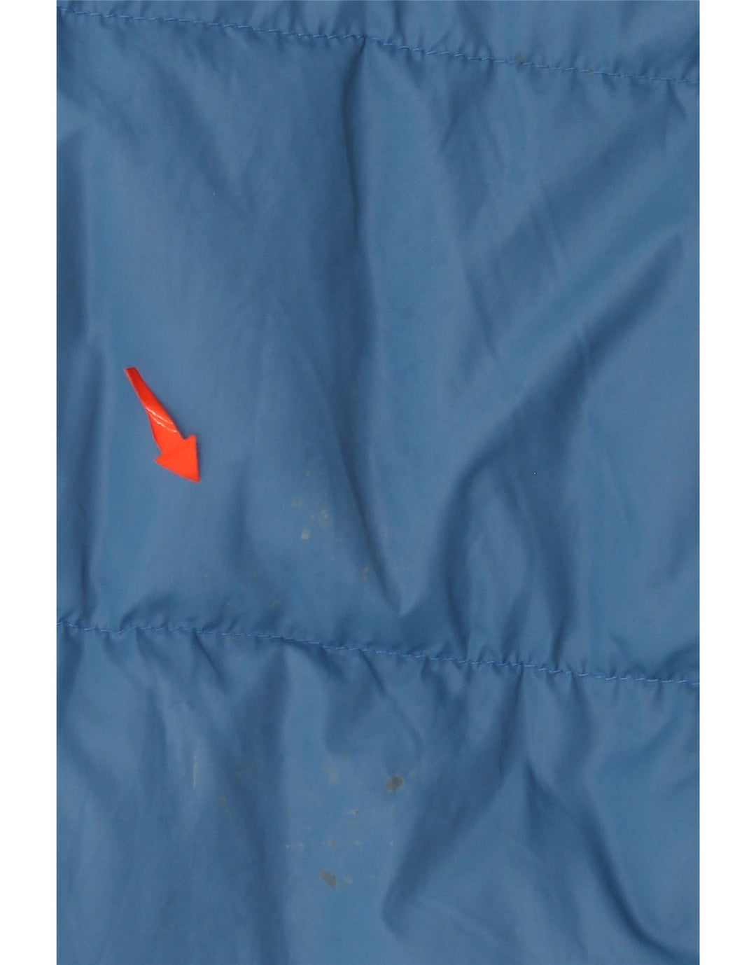 Giacca imbottita reversibile dal taglio ampio da uomo VINTAGE UK 38 rosso medio