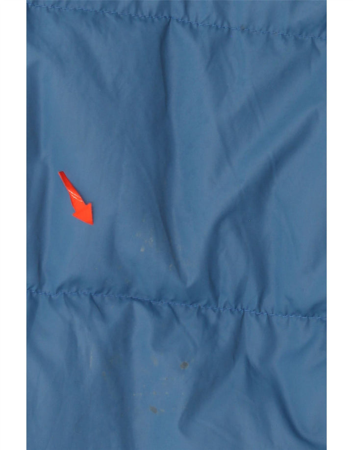 Giacca imbottita reversibile dal taglio ampio da uomo VINTAGE UK 38 rosso medio