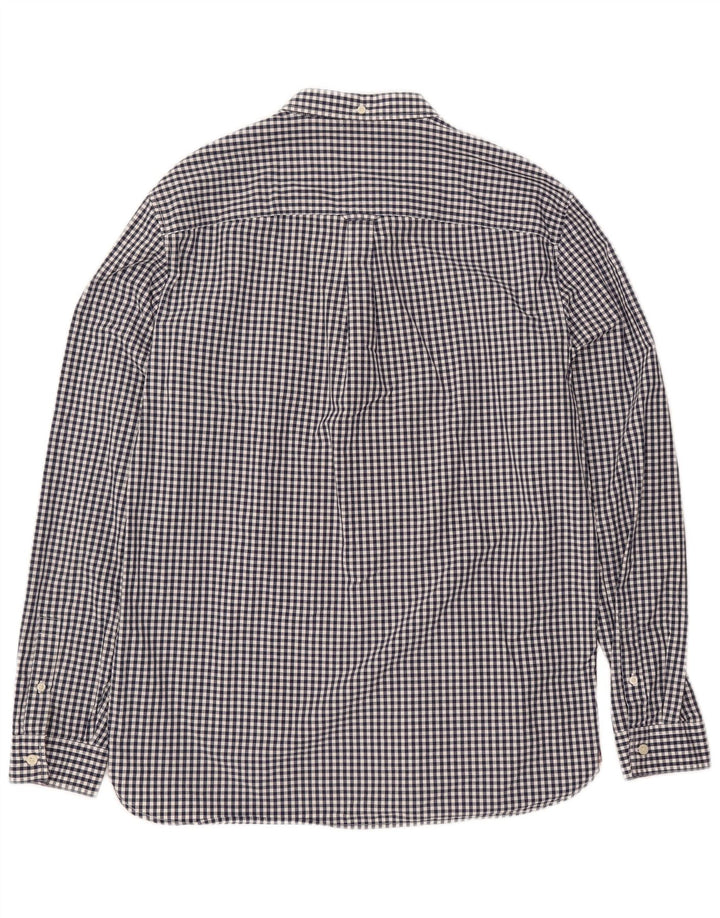 Camicia da uomo LYLE & SCOTT XL in cotone a quadretti blu navy