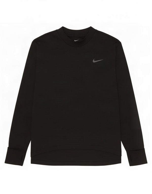 Top Nike Dri Fit da donna a maniche lunghe UK 16 Large Nero