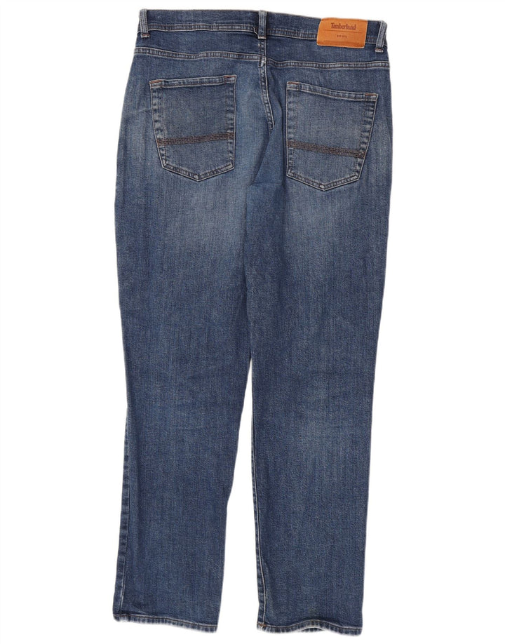 Jeans dritti da uomo Timberland W34 L32 cotone blu