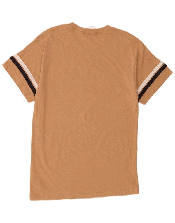 T-shirt grafica da uomo Nike Top piccola in cotone beige