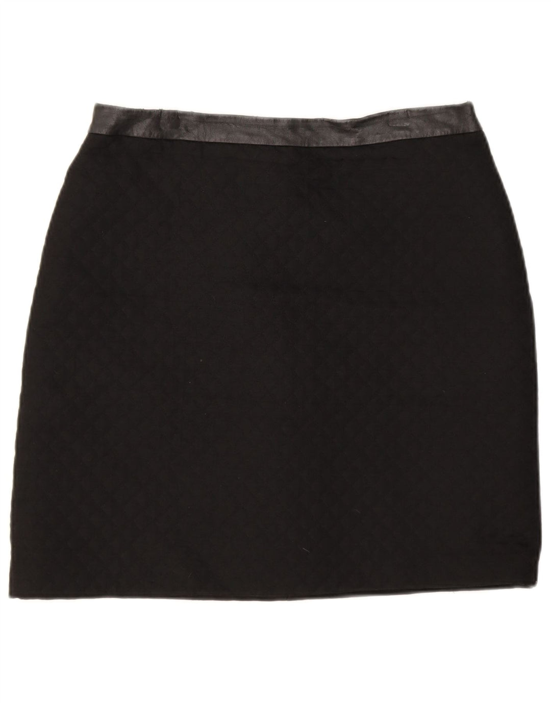 Minigonna da donna Marks & Spencer UK 12 media W30 nera a rombi/diamante