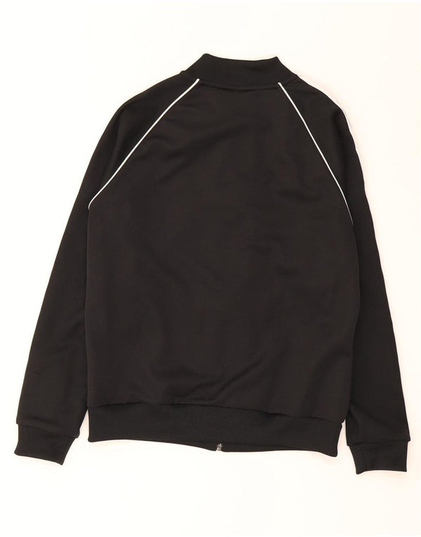 Giacca da tuta da donna Adidas UK 12 Medium Nero Poliestere