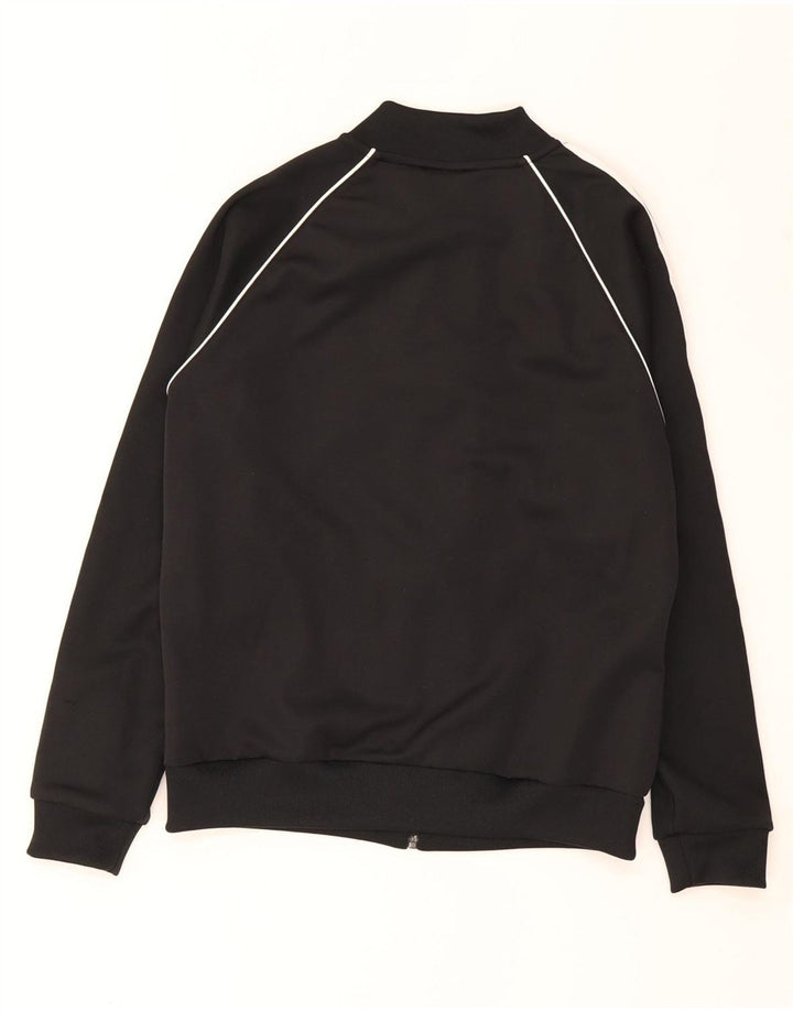 Giacca da tuta da donna Adidas UK 12 Medium Nero Poliestere