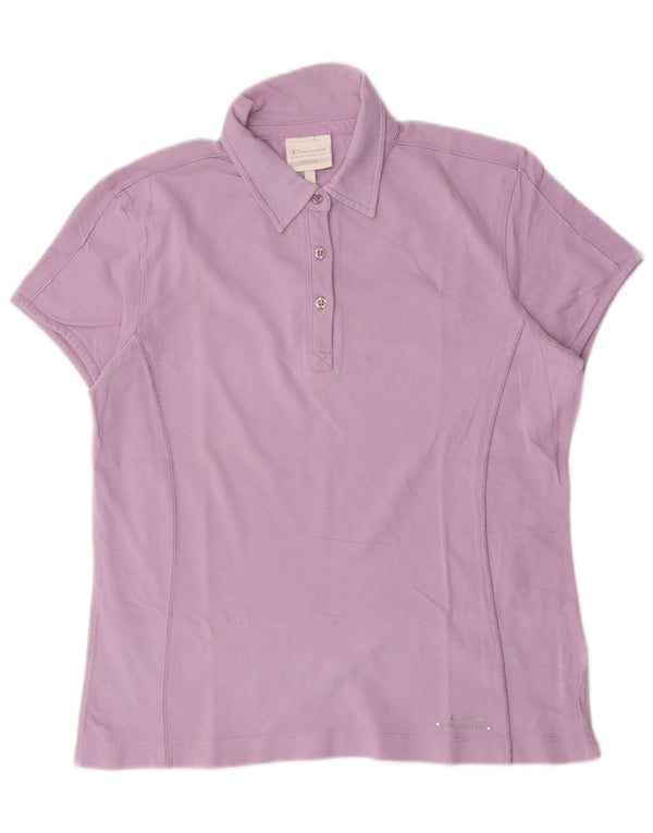 Polo Champion da donna Easy Fit UK 20 2XL Viola