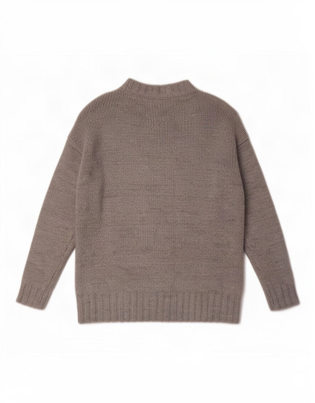 Maglione maglione girocollo oversize da donna Marks & Spencer UK 10 piccolo grigio