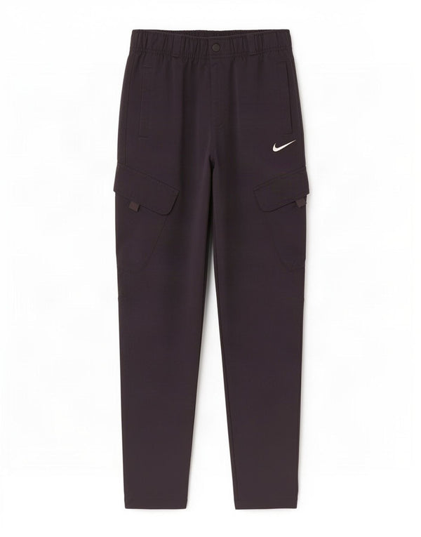 Pantaloni cargo Nike da bambino slim 12-13 anni Large W26 L26 poliestere nero