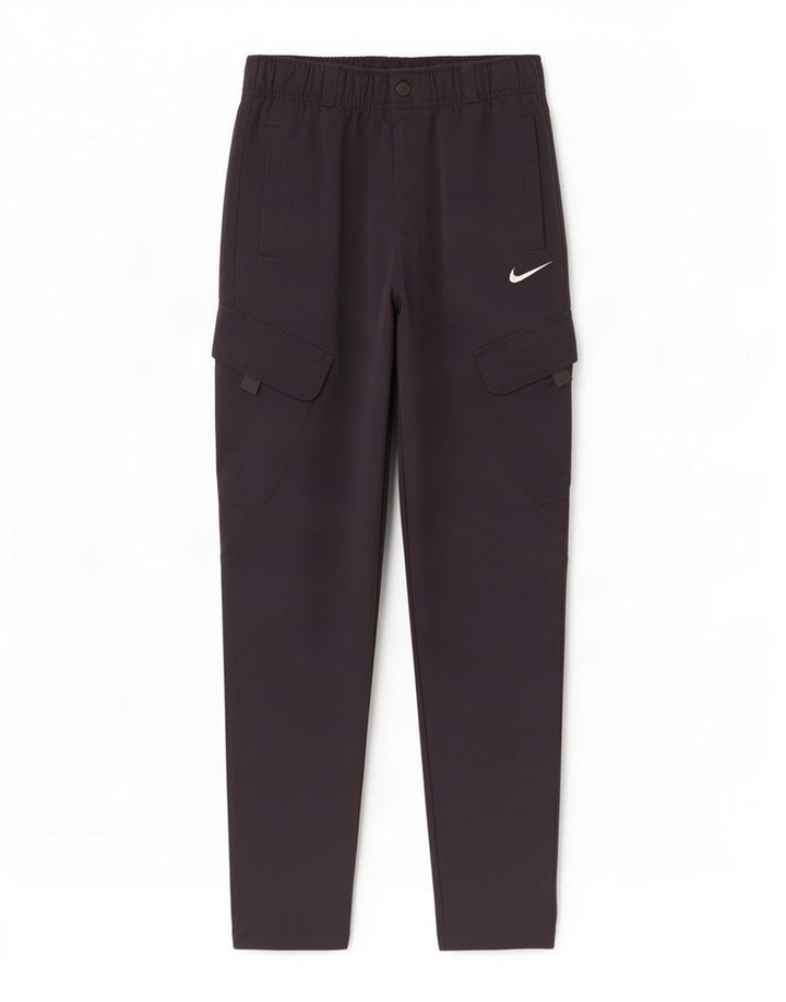 Pantaloni cargo Nike da bambino slim 12-13 anni Large W26 L26 poliestere nero
