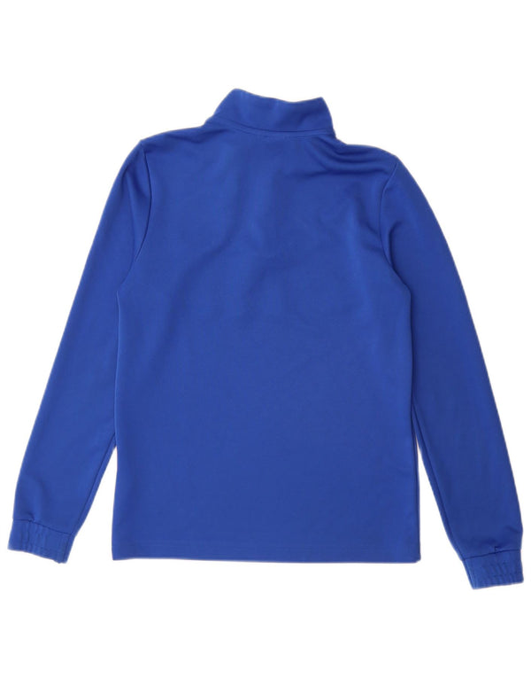Adidas Dabliu Soccer Academy Graphic Top manica lunga da ragazzo 11-12 anni blu