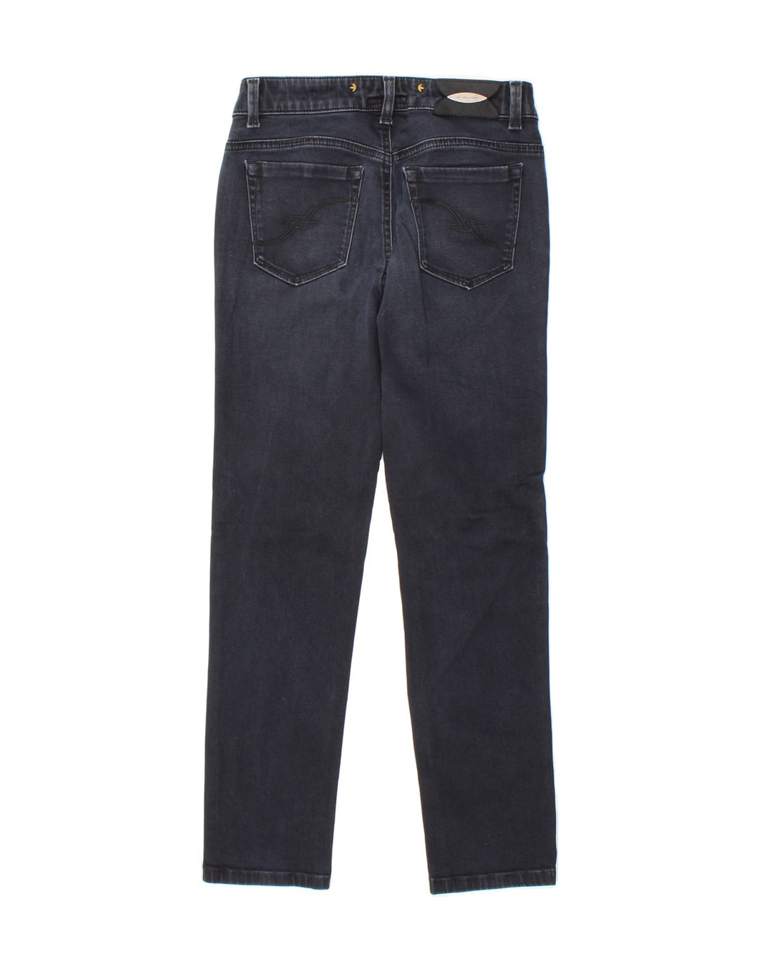 TRUSSARDI Womens Slim Jeans W24 L26 Navy Blue Vintage Trussardi and Second-Hand Trussardi from Messina Hembry 