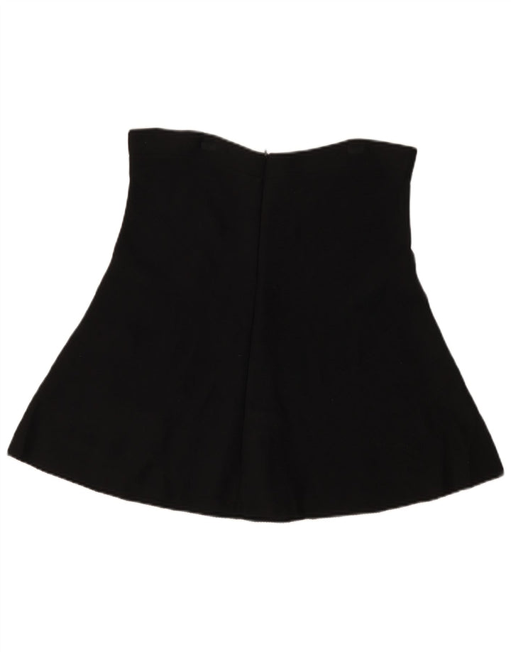Gonna a trapezio da donna Zara piccola W26 viscosa nera