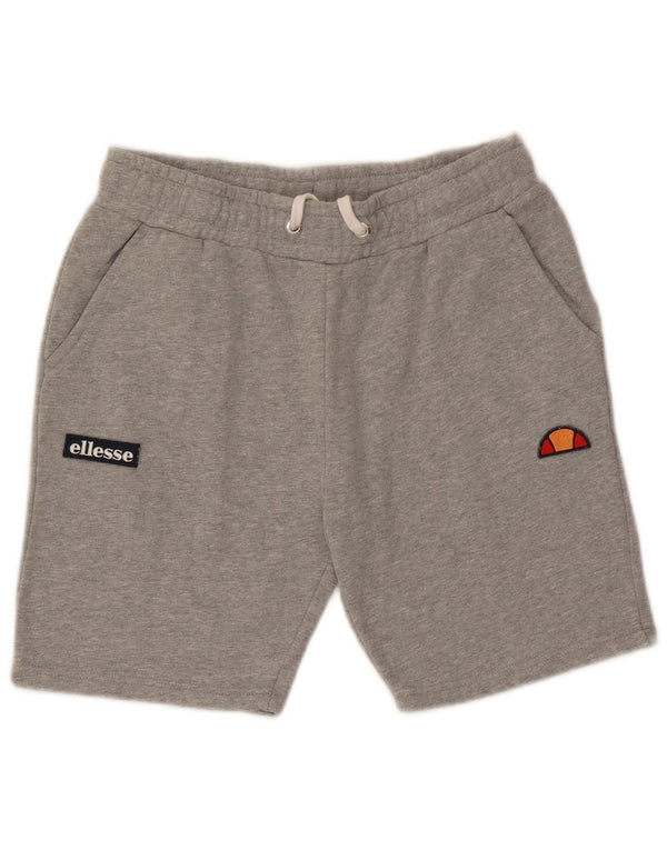 Ellesse Mens Sport Shorts Small Grey Cotton