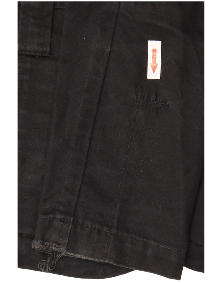 Giacca blazer da donna a 1 bottone Armani Exchange, UK 12, cotone nero medio