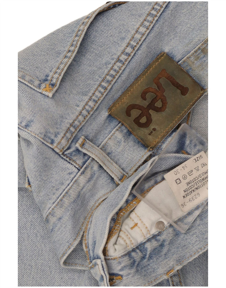 Jeans dritti da donna Lee W34 L26 cotone blu