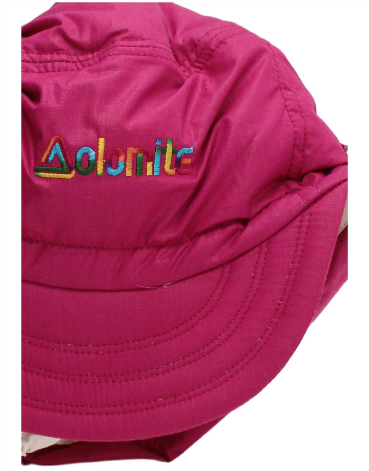 Cappello da cacciatore con paraorecchie imbottito da donna Dolomite grande rosa