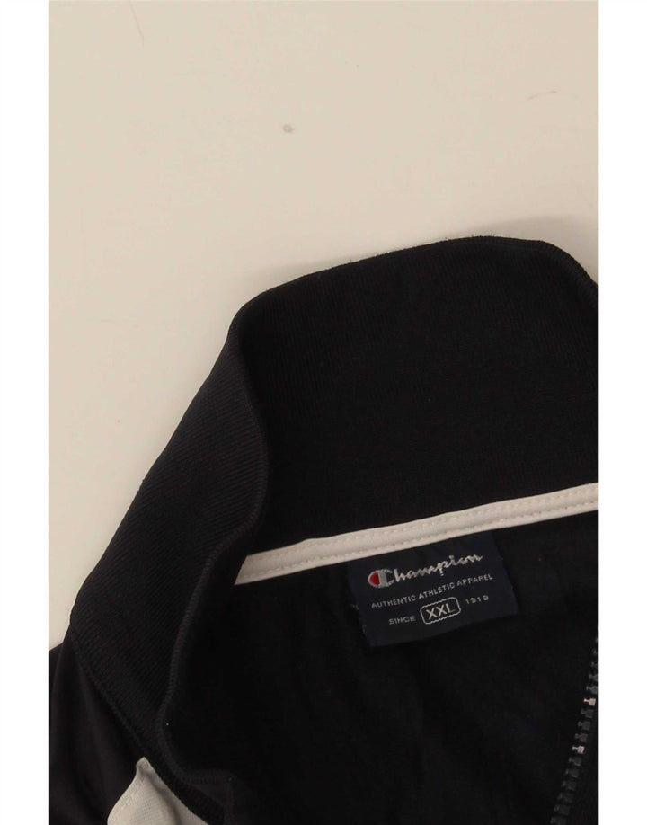 Giacca da tuta da uomo Champion 2XL Blu navy Colourblock