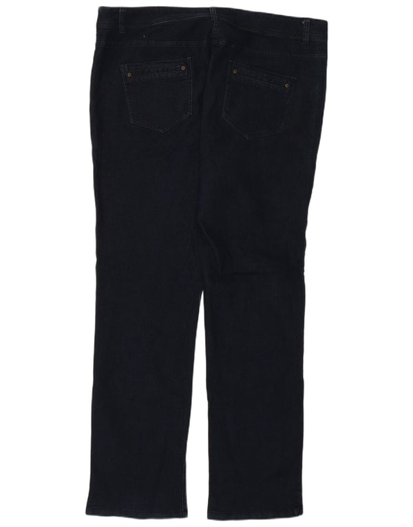 Jeans dritti da donna M&Co UK 18 XL W38 L30 Cotone blu navy