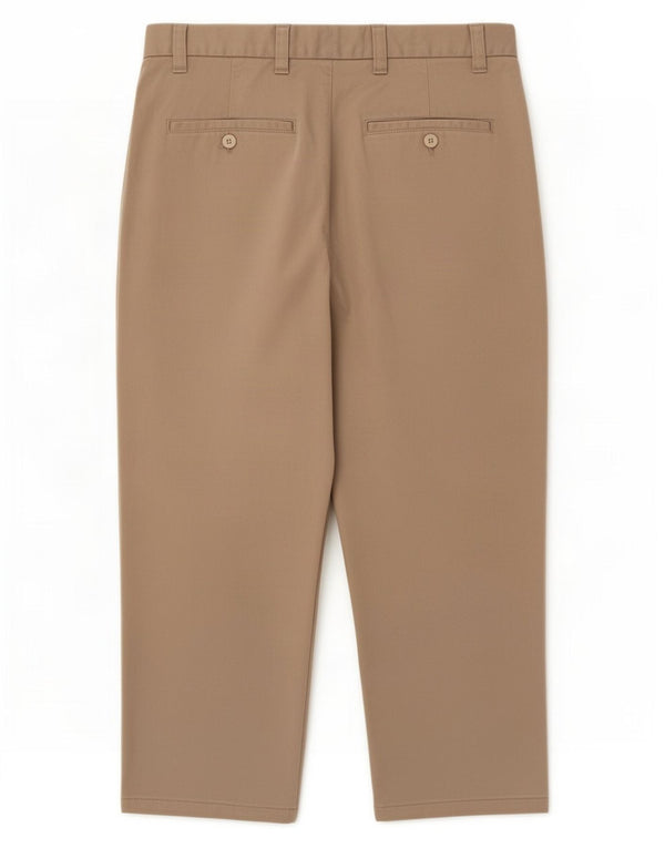 Pantaloni Capri da uomo Zara EU 42 Large W32 L21 Cotone beige
