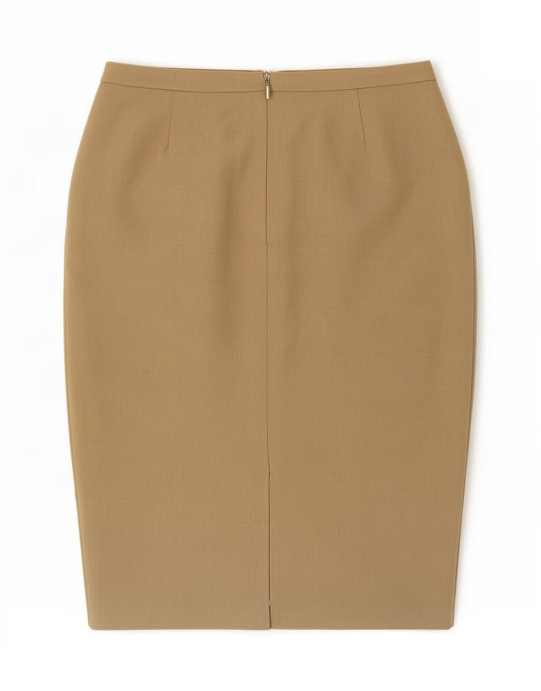 Gonna a tubino da donna Marks & Spencer UK 14 Media W30 L26 Poliestere beige