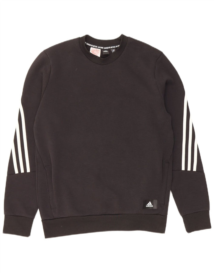 Felpa ADIDAS Maglione Bambino 13-14 Anni Cotone Nero