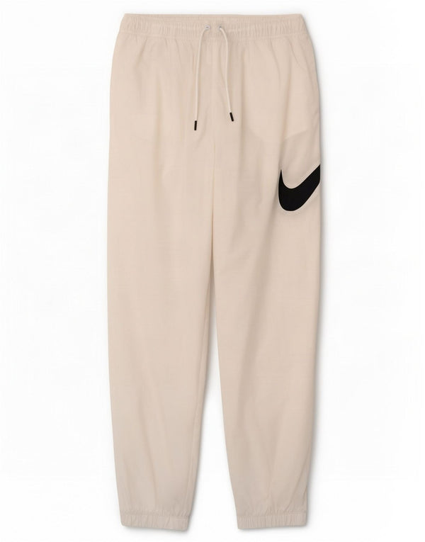 Pantaloni da tuta con grafica Nike da donna Joggers UK 12 Medium White
