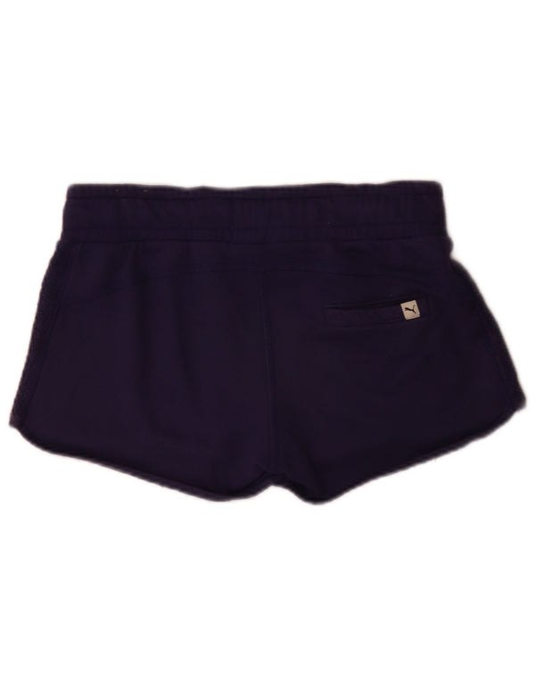 Pantaloncini sportivi Puma da donna con vestibilità rilassata UK 12 Sport in cotone viola medio