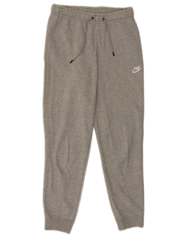 Pantaloni da tuta da donna Nike Joggers UK 10 Small Grigio Cotone