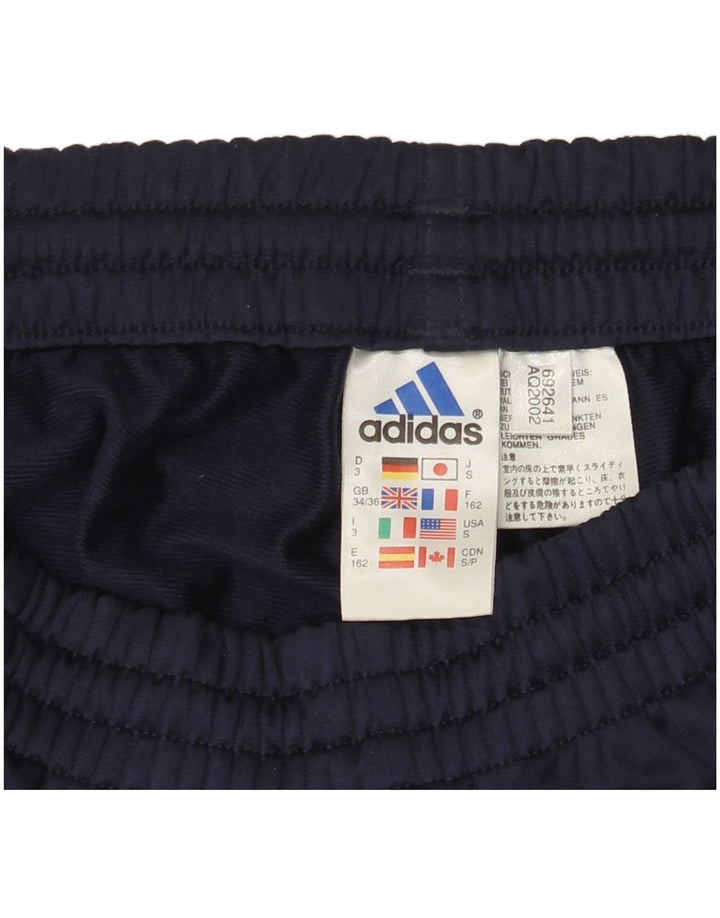 Pantaloni da tuta da uomo ADIDAS UK 34/36 Small Blu Navy Colourblock