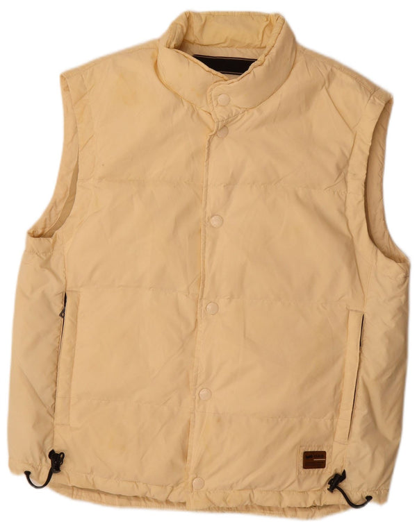 Gilet imbottito da uomo Gas UK 40 Large Beige in poliammide