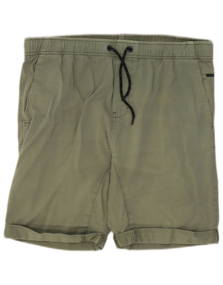 Pantaloncini chino da uomo Rip Curl W34 grandi in cotone verde