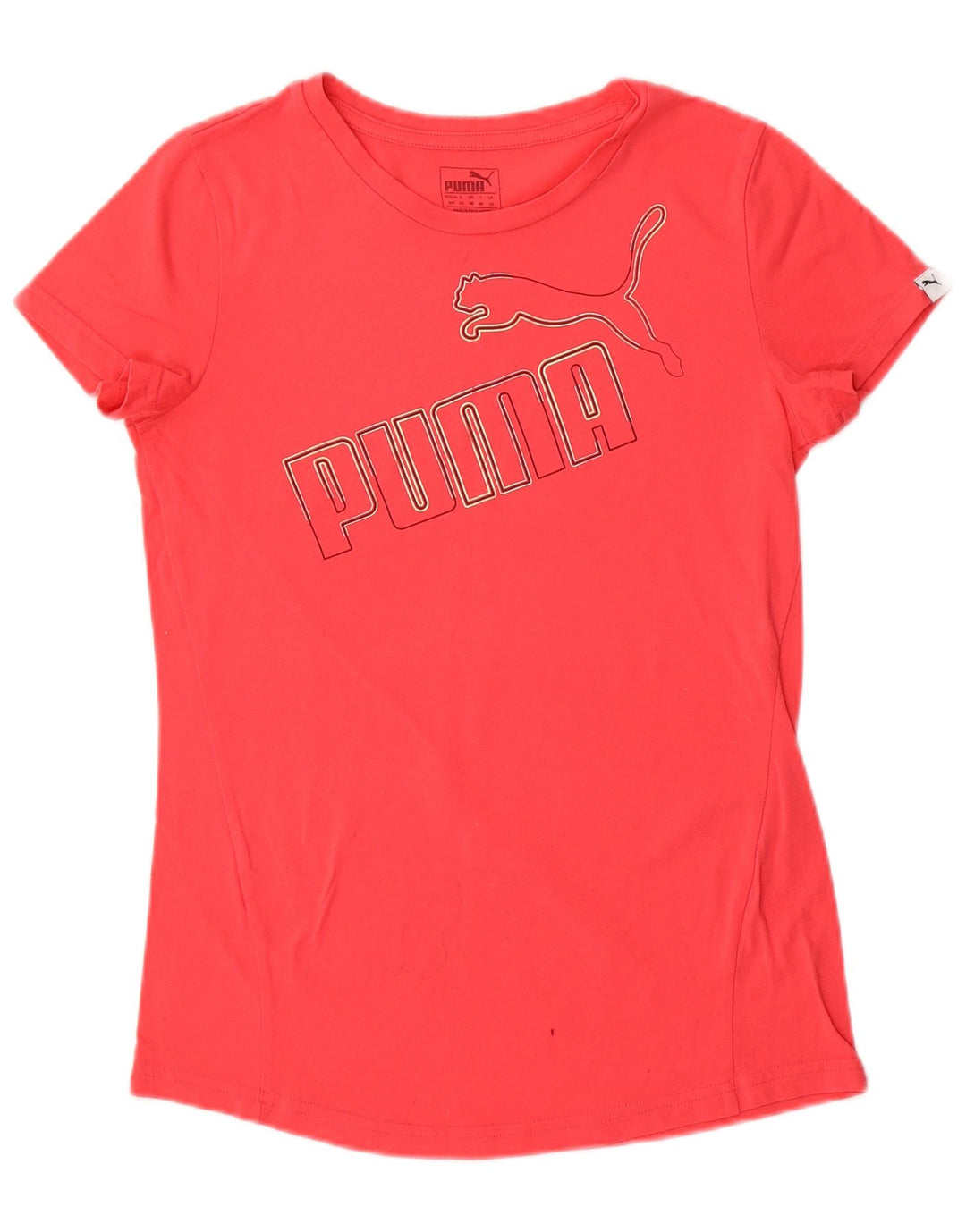 T-shirt grafica da donna Puma UK 10 piccola rosa