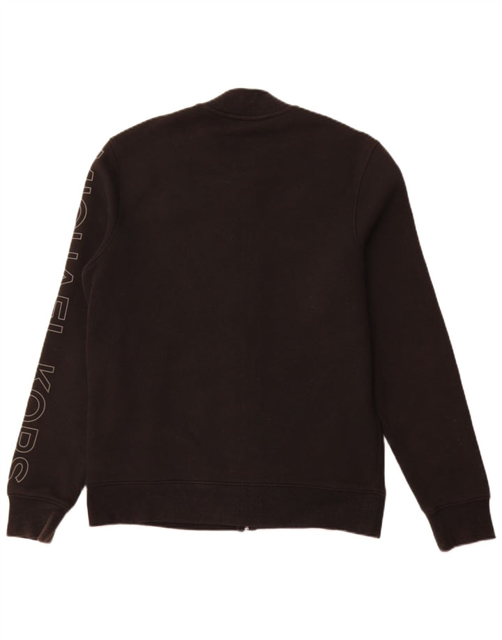 MICHAEL KORS Giacca da tuta grafica da uomo in cotone nero medio