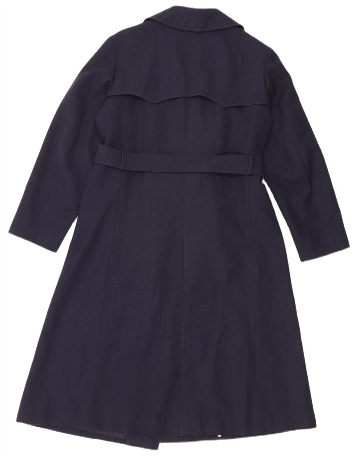 Cappotto doppiopetto da donna NINO UK 10 piccolo poliestere blu navy
