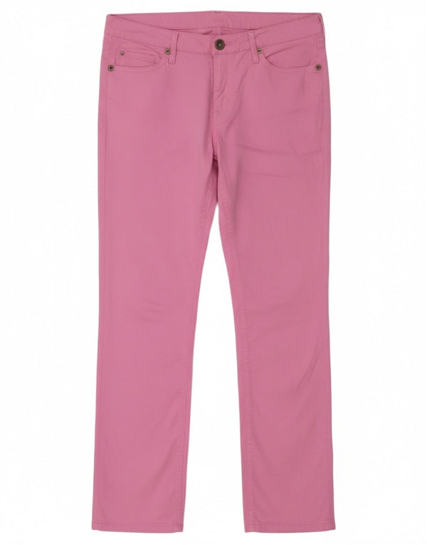 Pantaloni casual dritti da donna Rifle W33 L31 cotone rosa
