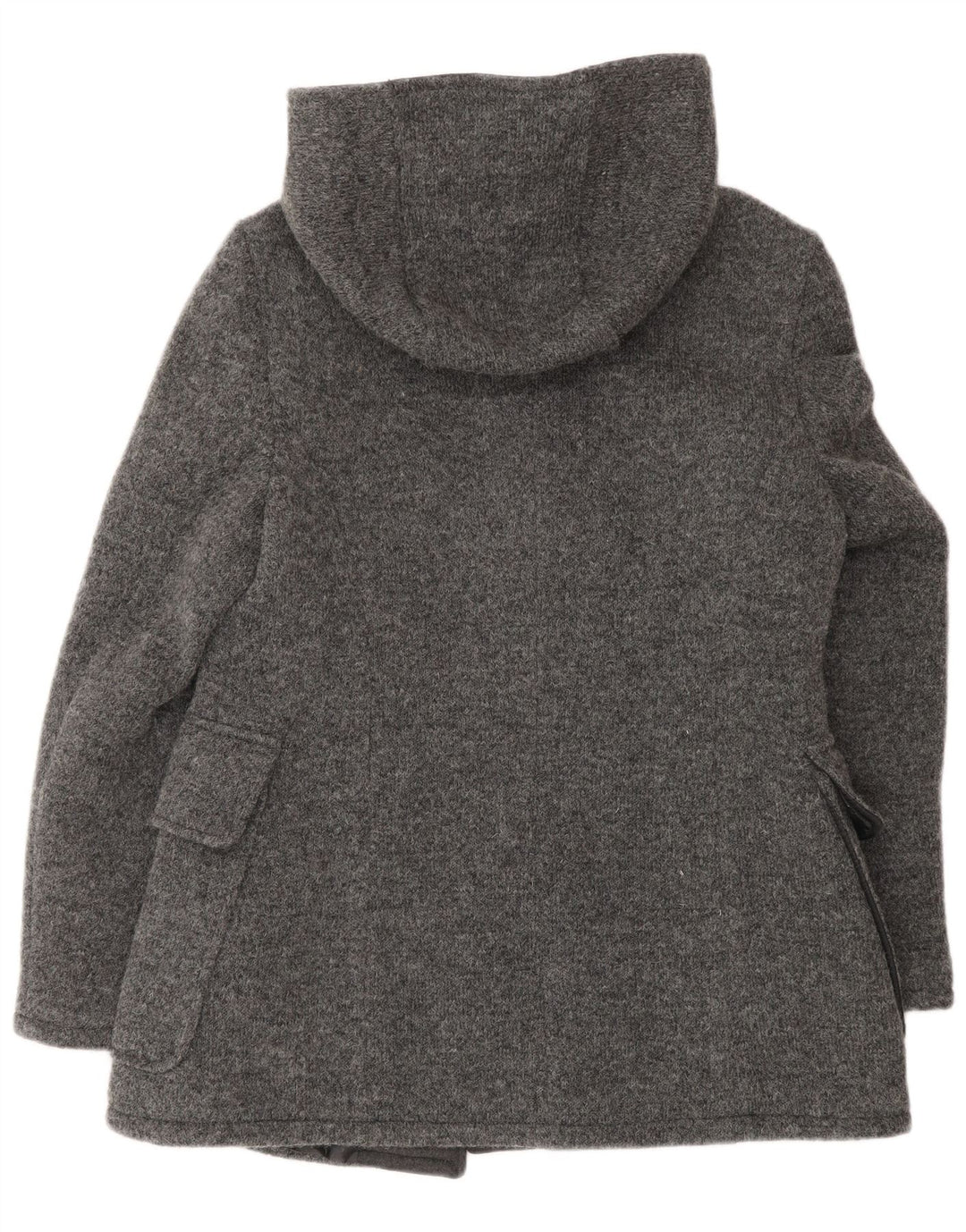 Montgomery con cappuccio da donna VINTAGE IT 48 XL Lana grigia