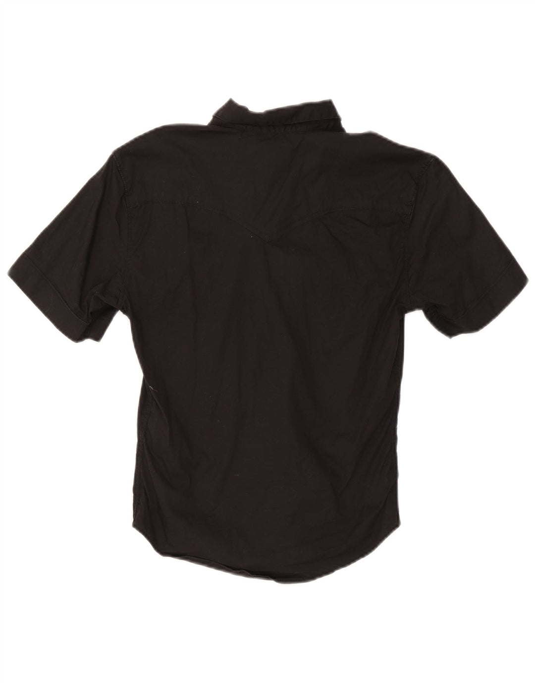 Camicia Levi's da uomo slim fit a maniche corte piccola in cotone nero
