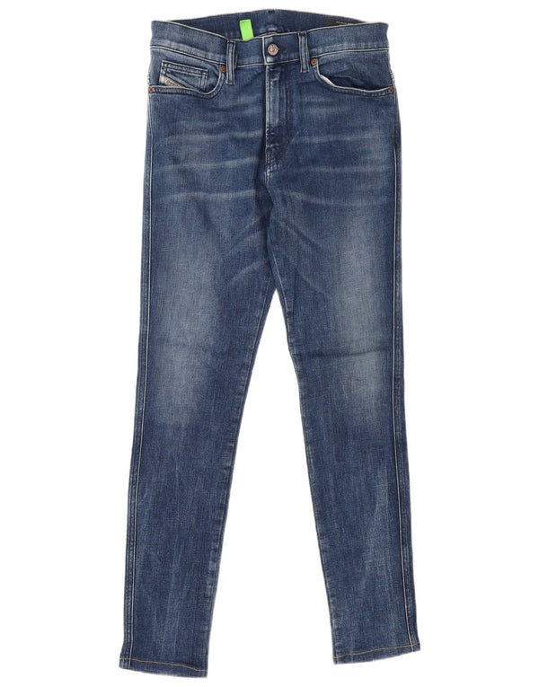 Jeans skinny D-Istort da uomo Diesel W28 L30 cotone blu