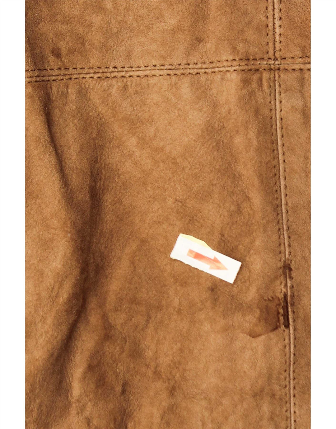 Giubbotto shearling vintage da uomo UK 38 in pelle marrone medio