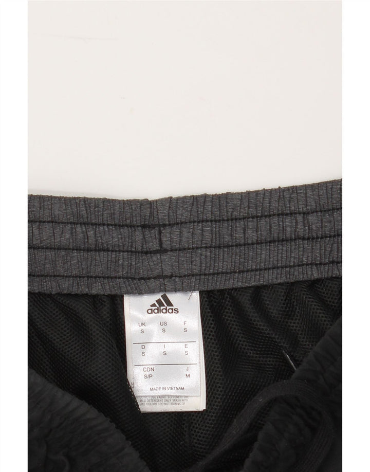 ADIDAS Mens Sport Shorts Small Black Polyester Vintage Adidas and Second-Hand Adidas from Messina Hembry 