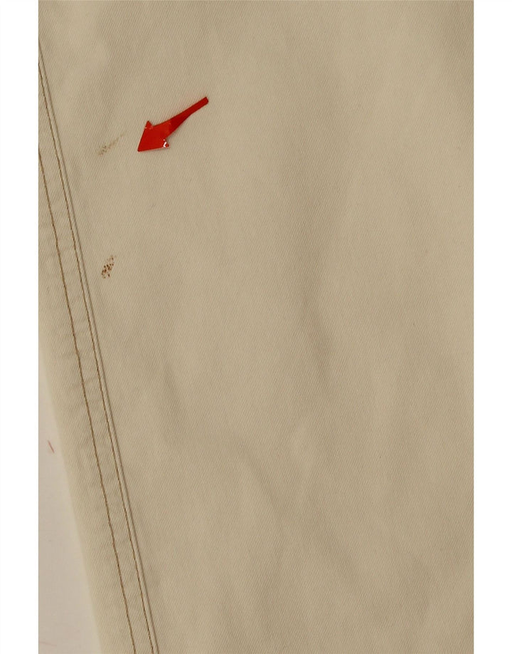 JECKERSON Womens Straight Jeans W36 L29 Beige Cotton Vintage Jeckerson and Second-Hand Jeckerson from Messina Hembry 
